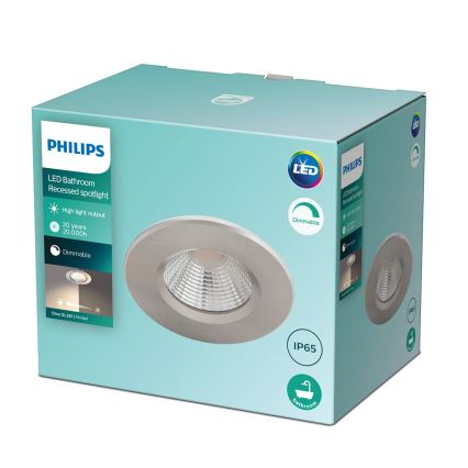 Philips - LED Prigušiva svjetiljka za kupaonicu LED/5,5W/230V 2700K IP65