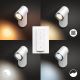 Philips - LED Prigušiva svjetiljka za kupaonicu Hue ADORE 1xGU10/5W/230V IP44 + DU