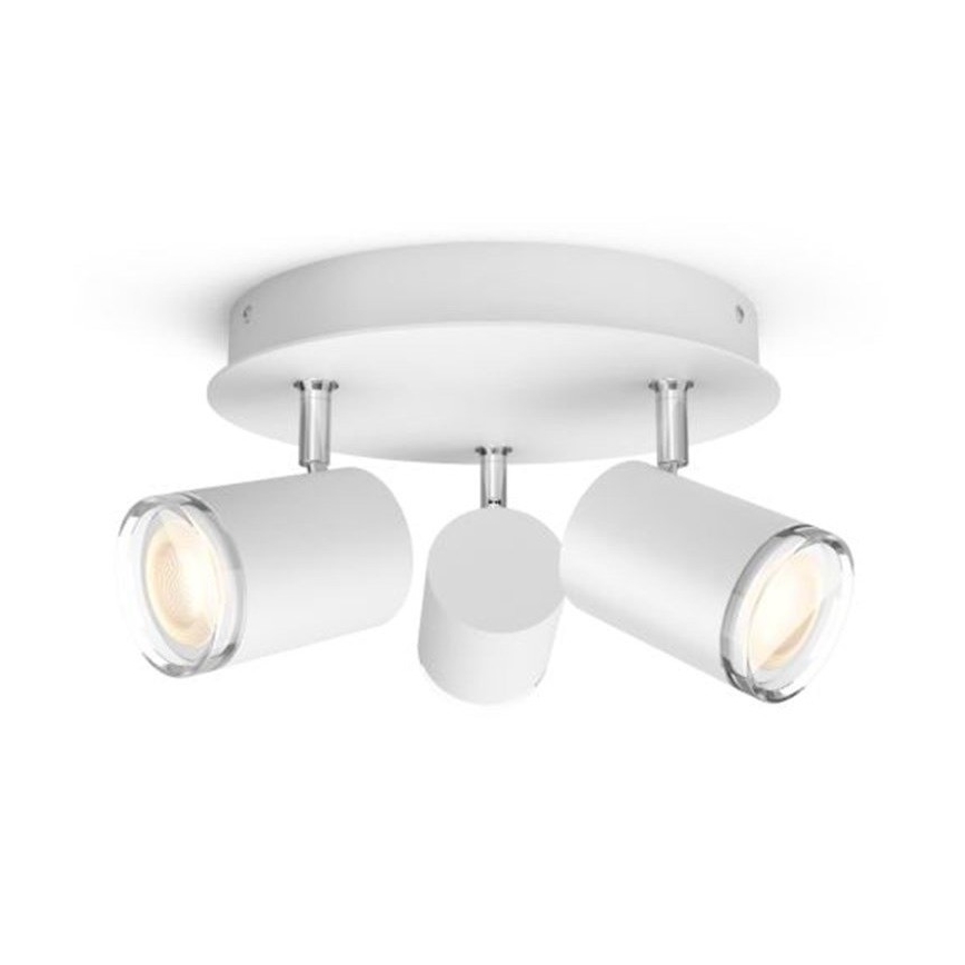 Philips - LED Prigušiva svjetiljka za kupaonicu Hue ADORE 3xGU10/5W/230V IP44 + DU