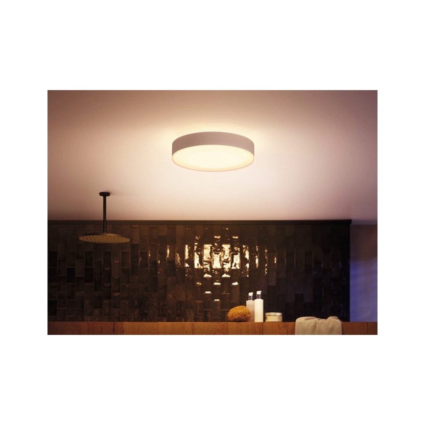 Philips - LED Prigušiva svjetiljka za kupaonicu Hue DEVERE LED/19,2W/230V IP44 pr. 381 mm 2200-6500K + daljinski upravljač