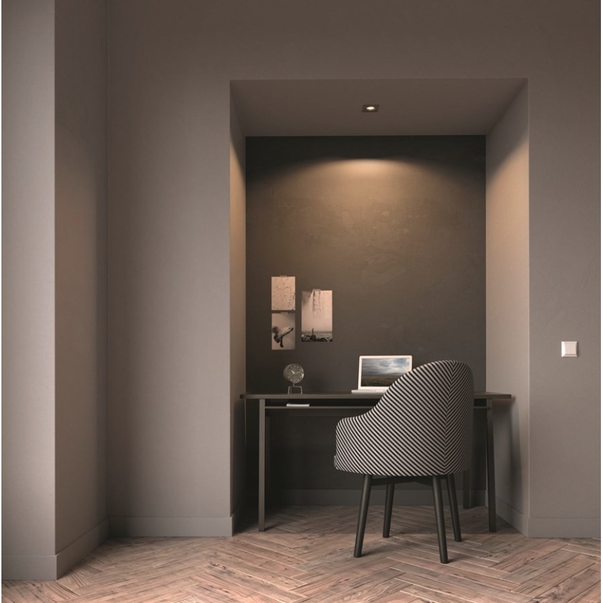Philips 50391/05/P0 - LED Prigušiva ugradbena svjetiljka za kupaonicu SHELLBARK LED/4,5W/230V