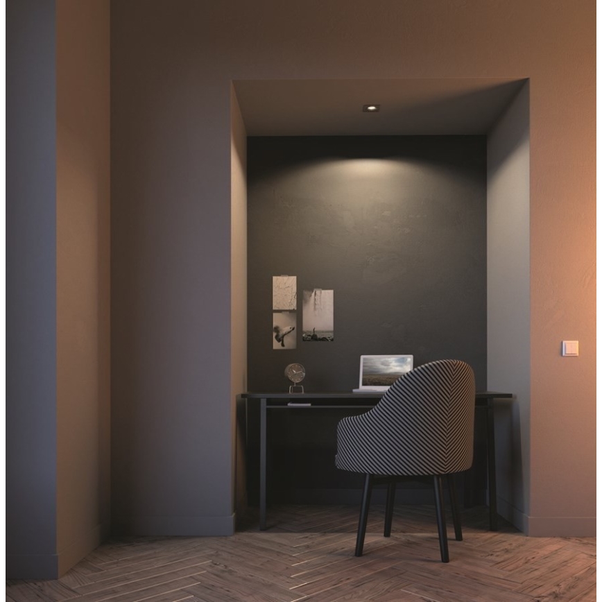 Philips 50391/05/P0 - LED Prigušiva ugradbena svjetiljka za kupaonicu SHELLBARK LED/4,5W/230V