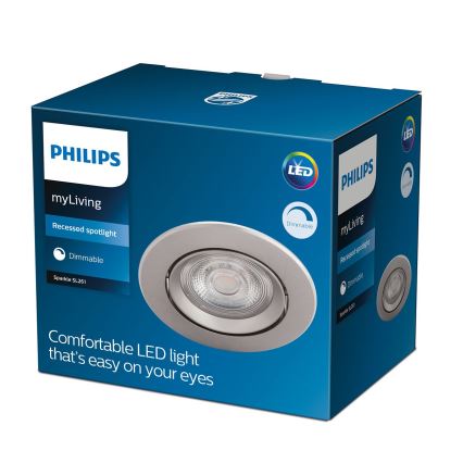 Philips - LED Prigušiva ugradbena svjetiljka LED/5W/230V 2700K