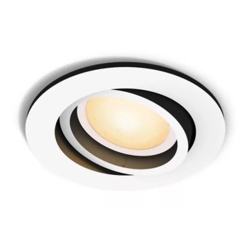 Philips - LED Prigušiva ugradbena svjetiljka Hue MILLISKIN 1xGU10/4,2W/230V 2200-6500K bijela