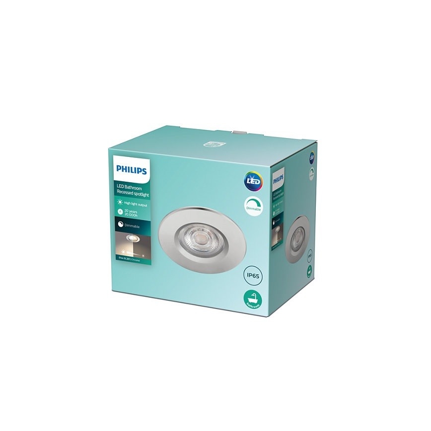 Philips - LED Prigušiva ugradbena svjetiljka za kupaonicu DIVE 1xLED/5W/230V IP65