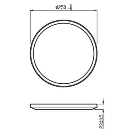 Philips - LED Prigušiva vanjska svjetiljka SUPERSLIM SCENE SWITCH LED/15W/230V IP54 bijela