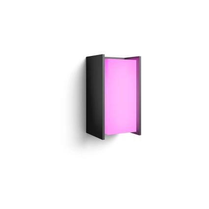 Philips - LED prigušivo vanjsko zidno svjetlo Hue TURACO White And Color Ambiance 1xE27/8,1W/230V 1000-20000K