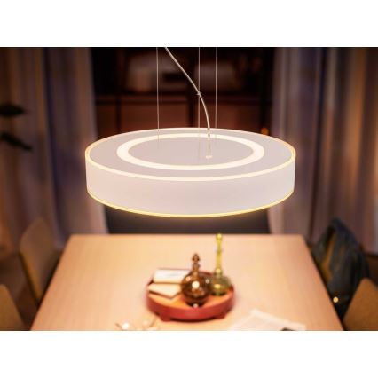 Philips - LED Prigušivi luster na sajli Hue LED/33,5W/230V 2200-6500K bijela + daljinski upravljač