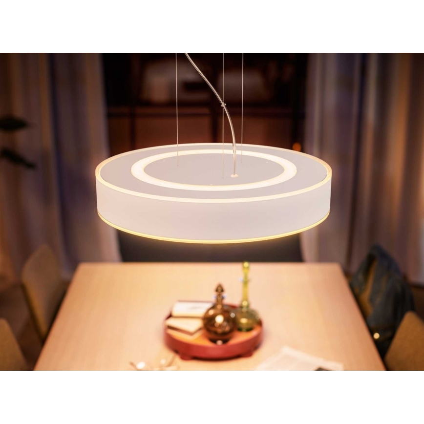 Philips - LED Prigušivi luster na sajli Hue LED/33,5W/230V 2200-6500K bijela + daljinski upravljač