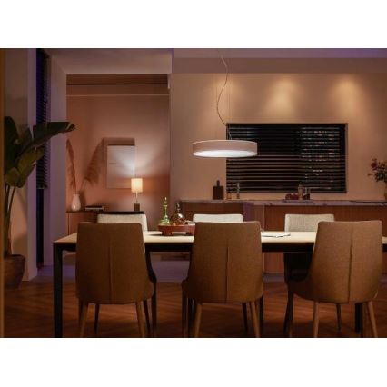 Philips - LED Prigušivi luster na sajli Hue LED/33,5W/230V 2200-6500K bijela + daljinski upravljač