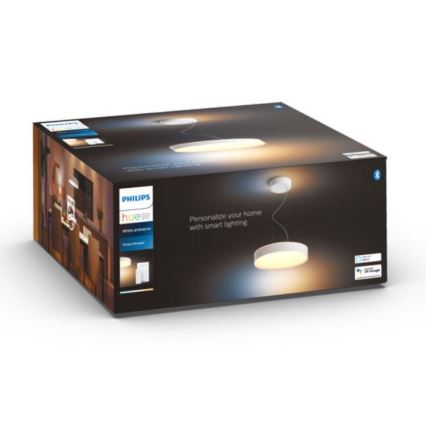 Philips - LED Prigušivi luster na sajli Hue LED/33,5W/230V 2200-6500K bijela + daljinski upravljač