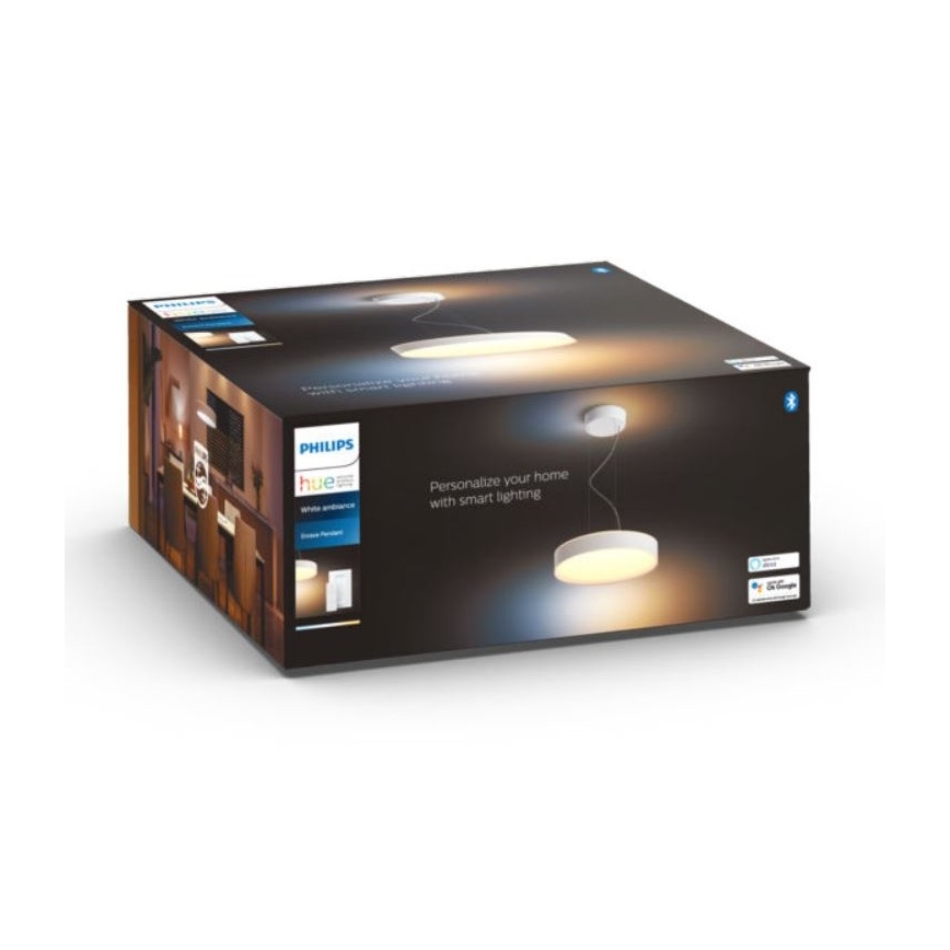 Philips - LED Prigušivi luster na sajli Hue LED/33,5W/230V 2200-6500K bijela + daljinski upravljač