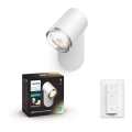 Philips - LED prigušivo kupaonsko svjetlo Hue ADORE 1xGU10/5W/230V IP44 + daljinski upravljač
