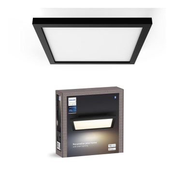 Philips - LED prigušivo stropno svjetlo Hue AURELLE LED/19W/230V 2200-6500K 30x30 cm crno
