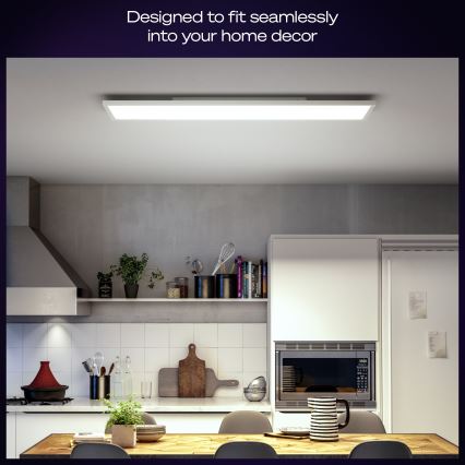 Philips - LED prigušivo stropno svjetlo Hue AURELLE LED/39W/230V 2200-6500K 120x30 cm bijela