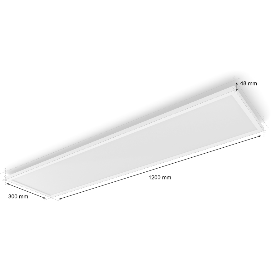 Philips - LED prigušivo stropno svjetlo Hue AURELLE LED/39W/230V 2200-6500K 120x30 cm bijela