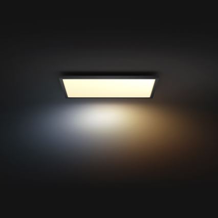 Philips - Prigušivo stropno svjetlo Hue AURELLE LED/39W/230V 2200-6500K 60x60 cm crno