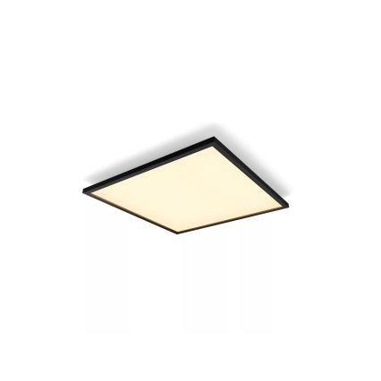 Philips - Prigušivo stropno svjetlo Hue AURELLE LED/39W/230V 2200-6500K 60x60 cm crno