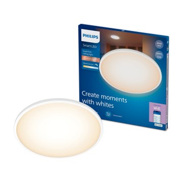 Philips - LED prigušivo stropno svjetlo SUPERSLIM LED/32W/230V 2700-6500K Wi-Fi