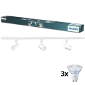 Philips - LED prigušivo trostruko reflektorsko svjetlo za tračni sustav EASYLINK 3xGU10/7W/230V 1 m bijela