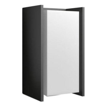 Philips - LED prigušivo vanjsko zidno svjetlo Hue TURACO White And Color Ambiance 1xE27/8,1W/230V 1000-20000K