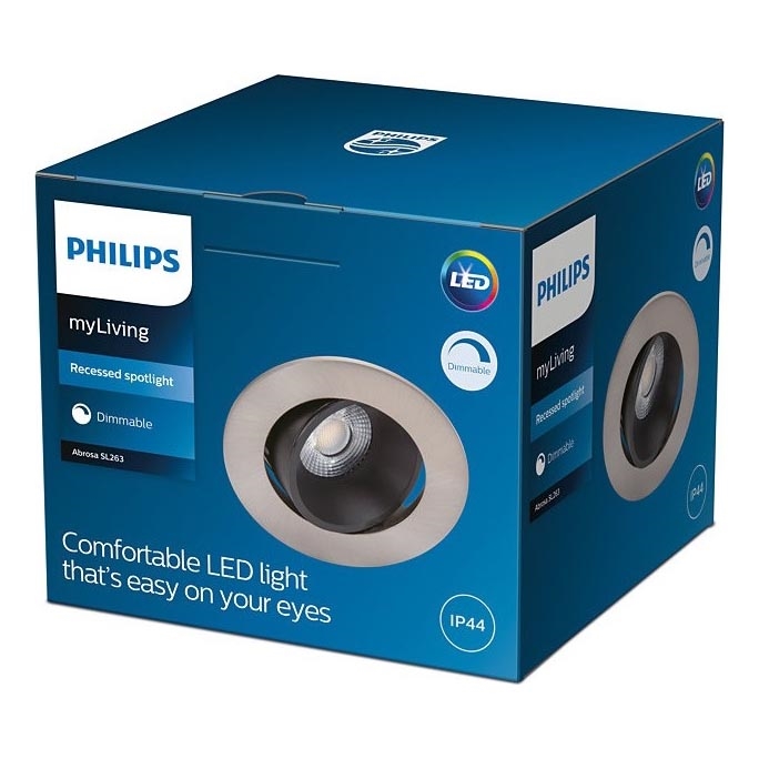 Philips - LED prigušivo za kupaonicu ABROSA 1xLED/9W/230V IP44