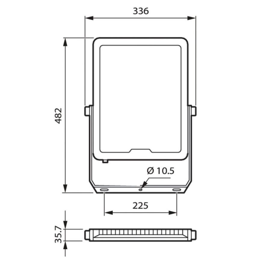 Philips - LED Reflektor LED/200W/230V 4000K IP65