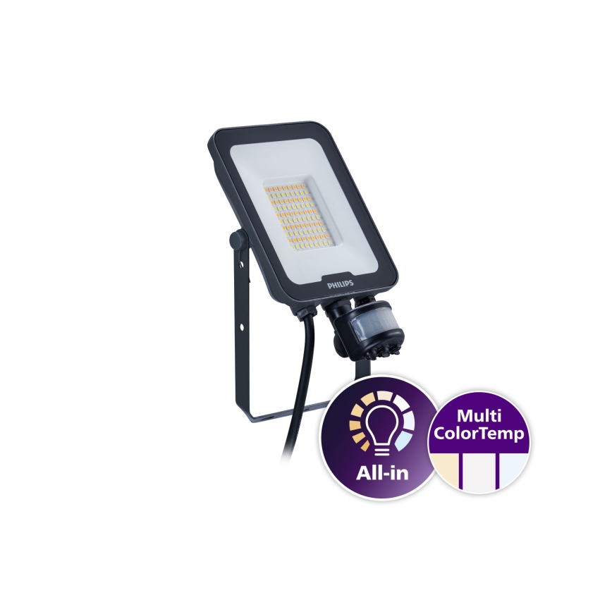 Philips - LED reflektor s senzorem pokreta i sumraka LEDINAIRE ALL-IN LED/30W/230V 3000/4000/6500K IP65