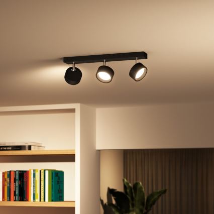 Philips - LED Reflektorska svjetiljka 3xLED/5,5W/230V crna