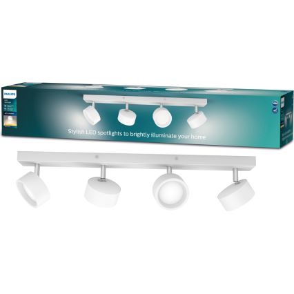 Philips - LED Reflektorska svjetiljka 4xLED/5,5W/230V bijela