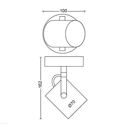 Philips - LED Reflektorska svjetiljka SCENE SWITCH BYRE LED/4,3W/230V 2200/2500/2700K