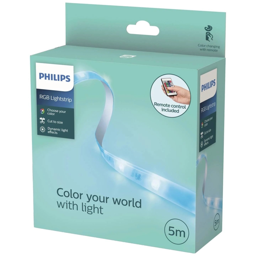 Philips - LED RGBW Dimmabilni Trak 5m LED/12W/230V + Daljinski Upravljač