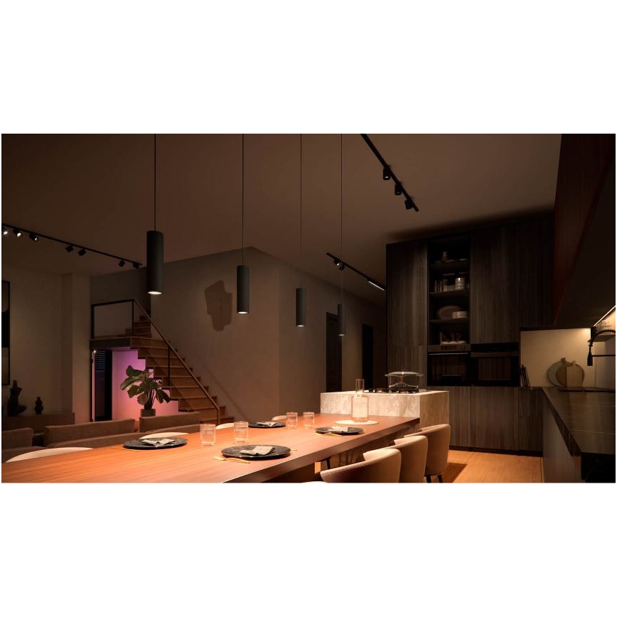 Philips - LED RGB Prigušivi luster na sajli za tračni sustav Hue PERIFO LED RGB/5,2W/24V 2000-6500K