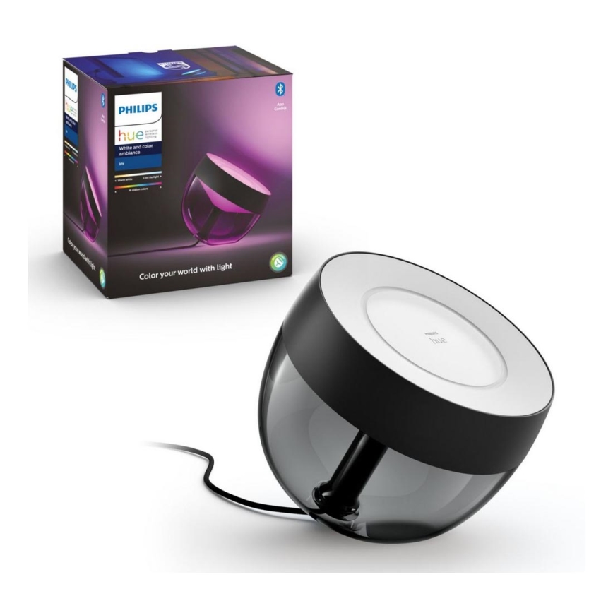 Philips - LED RGB Prigušiva stolna lampa Hue IRIS LED/8,2W/230V 2000-6500K crna