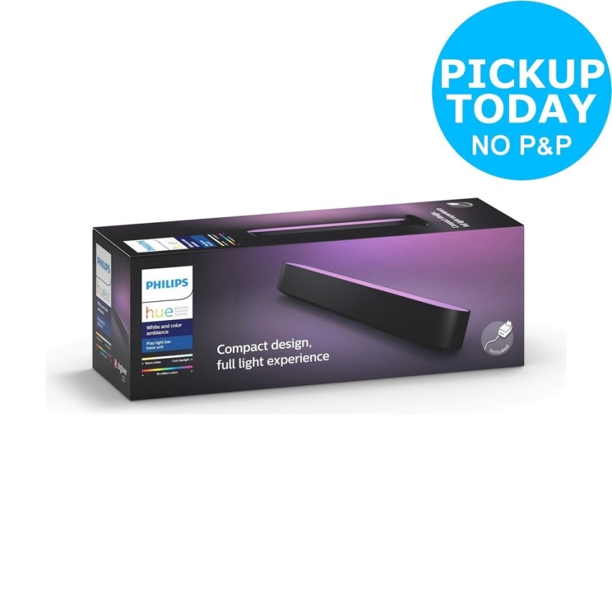 Philips - LED RGB Prigušiva stolna lampa Hue PLAY SINGLE PACK White And Color Ambiance LED/6W/230V