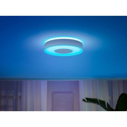 Philips -LED RGB Prigušiva stropna svjetiljka Hue INFUSE LED/33,5W/230V 2000-6500K pr. 381 mm bijela