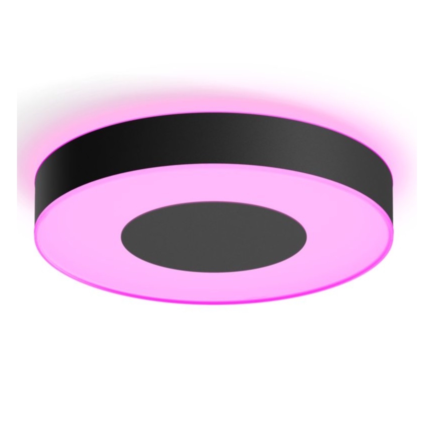 Philips - LED RGB Prigušiva stropna svjetiljka Hue INFUSE LED/52,5W/230V 2000-6500K pr. 425 mm crna