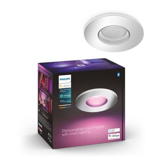 Philips - LED RGB Prigušiva svjetiljka za kupaonicu Hue XAMENTO 1xGU10/5,7W/230V IP44 2000-6500K