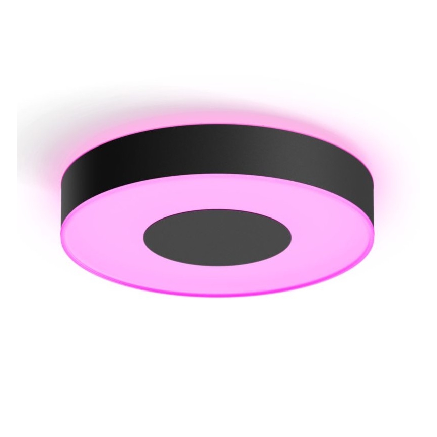 Philips - LED RGB prigušivo stropno svjetlo Hue INFUSE LED/33,5W/230V 2000-6500K Ø 381 mm crna