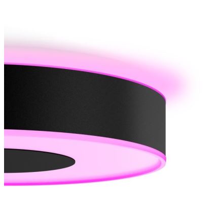 Philips - LED RGB prigušivo stropno svjetlo Hue INFUSE LED/33,5W/230V 2000-6500K Ø 381 mm crna