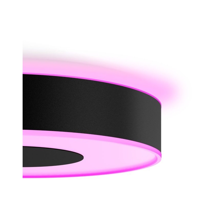 Philips - LED RGB prigušivo stropno svjetlo Hue INFUSE LED/33,5W/230V 2000-6500K Ø 381 mm crna