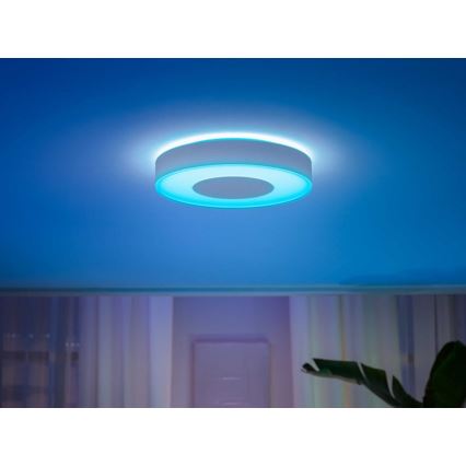 Philips - LED RGB prigušiva stropna svjetiljka Hue INFUSE LED/52,5W/230V 2000-6500K promjer 425 mm bijela