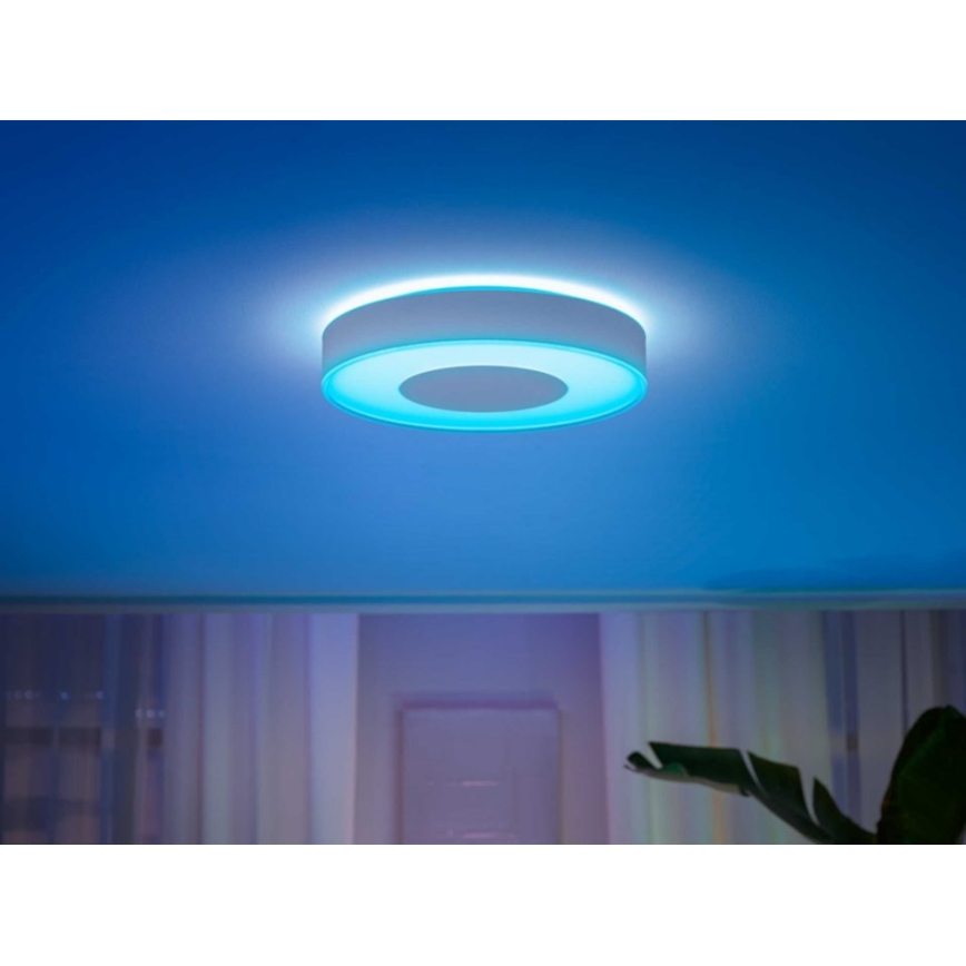 Philips - LED RGB prigušiva stropna svjetiljka Hue INFUSE LED/52,5W/230V 2000-6500K promjer 425 mm bijela