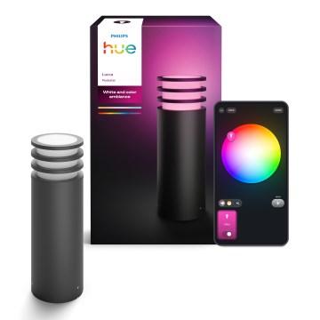 Philips - LED RGB s prigušivanjem vanjska svjetiljka Hue LUCCA 1xE27/8,1W/230V 40 cm 1000-20000K IP44