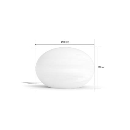Philips - LED RGB prigušiva stolna svjetiljka Hue FLOURISH White And Color Ambiance 1xE27/8,1W/230V 1000-20000K