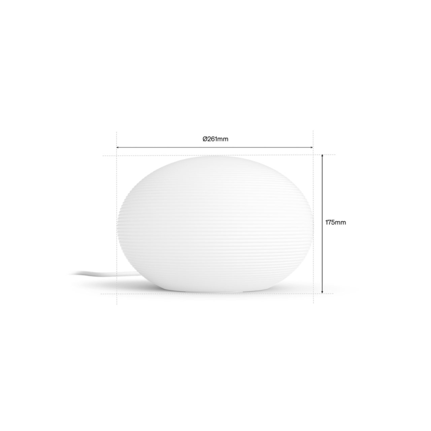Philips - LED RGB prigušiva stolna svjetiljka Hue FLOURISH White And Color Ambiance 1xE27/8,1W/230V 1000-20000K