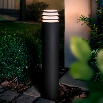 Philips - LED RGB vanjska svjetiljka Hue LUCCA s prigušivanjem 1xE27/8,1W/230V 77 cm 1000-20000K IP44