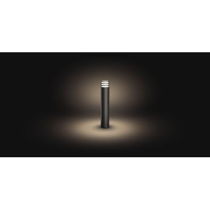 Philips - LED RGB vanjska svjetiljka Hue LUCCA s prigušivanjem 1xE27/8,1W/230V 77 cm 1000-20000K IP44