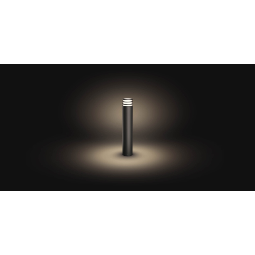 Philips - LED RGB vanjska svjetiljka Hue LUCCA s prigušivanjem 1xE27/8,1W/230V 77 cm 1000-20000K IP44