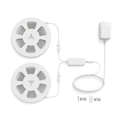 Philips - LED RGBIC prigušiva traka SMART STRIP 2x5m LED/21W/230V 2700-6500K Wi-Fi